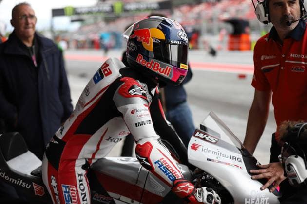 May 15, 2026, Sabadell, Barcelona, Spain: Montmelo Spain May 15, 2026 Veda Pratama (09 IND Honda Team Asia Moto3) during race at the MotoGP Catalonia Grand Prix 2025 in Montmelo Spain on 15 September 2026 Sabadell Spain - ZUMAu50_ 20260515_zsp_u50_037 Copyright: xXavixUrgelesx