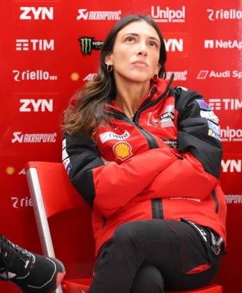 May 15, 2026, Sabadell, Barcelona, Spain: Montmelo Spain May 15, 2026 Domizia Castagnini la novia de Francesco Bagnaia (63 IT Ducati) during race at the MotoGP Catalonia Grand Prix 2025 in Montmelo Spain on 15 September 2026 Sabadell Spain - ZUMAu50_ 20260515_zsp_u50_062 Copyright: xXavixUrgelesx