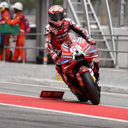 May 15, 2026, Sabadell, Barcelona, Spain: Montmelo Spain May 15, 2026 Francesco Bagnaia (63 IT Ducati) during race at the MotoGP Catalonia Grand Prix 2025 in Montmelo Spain on 15 September 2026 MotoGP 2026: Catalonia Grand Prix  - ZUMAu50_ 20260515_zsp_u50_069 Copyright: xXavixUrgelesx