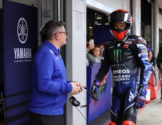May 15, 2026, Sabadell, Barcelona, Spain: Montmelo Spain May 15, 20266 Augusto Fernandez (47 ESP Yamaha) looks during race at the MotoGP Catalonia Grand Prix 2025 in Montmelo Spain on 15 September 2026 Sabadell Spain - ZUMAu50_ 20260515_zsp_u50_072 Copyright: xXavixUrgelesx