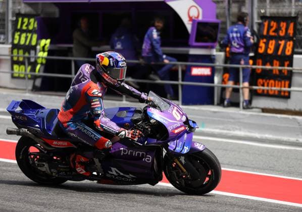 May 15, 2026, Sabadell, Barcelona, Spain: Montmelo Spain May 15, 2026 Toprak Razgatlioglu ( 07 TUR Prima Pramac Yamaha) during race at the MotoGP Catalonia Grand Prix 2025 in Montmelo Spain on 15 September 2026 MotoGP 2026: Catalonia Grand Prix  - ZUMAu50_ 20260515_zsp_u50_073 Copyright: xXavixUrgelesx