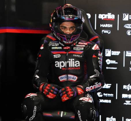 May 15, 2026, Sabadell, Barcelona, Spain: Montmelo Spain May 15, 2026 Jorge Martin (1 ESP Aprilia Racing) looks during race at the MotoGP Catalonia Grand Prix 2025 in Montmelo Spain on 15 September 2026 MotoGP 2026: Catalonia Grand Prix  - ZUMAu50_ 20260515_zsp_u50_083 Copyright: xXavixUrgelesx