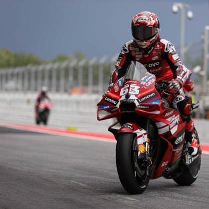 May 15, 2026, Sabadell, Barcelona, Spain: Montmelo Spain May 15, 2026 Francesco Bagnaia (63 IT Ducati) during race at the MotoGP Catalonia Grand Prix 2025 in Montmelo Spain on 15 September 2026 MotoGP 2026: Catalonia Grand Prix  - ZUMAu50_ 20260515_zsp_u50_093 Copyright: xXavixUrgelesx