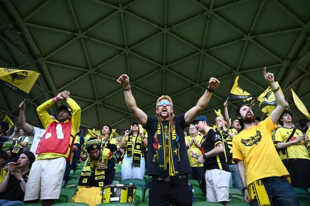 ALEAGUE WOMENS GRAND FINAL, Wellington Phoenix supporters ahead of the A-League Women Grand Final match between Melbourne City and Wellington Phoenix at in Melbourne, Saturday, May 16, 2026. ( NO ARCHIVING, EDITORIAL USE ONLY MELBOURNE VICTORIA AUSTRALIA  Copyright: xJOELxCARRETTx 20260516149515973689