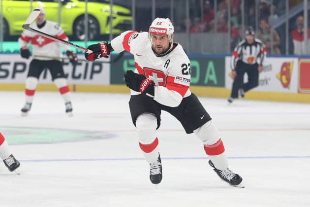 World Championship 2026 USA SUI Nino Niederreiter Switzerland 15 05 2026 Swiss Life Arena Zuerich , SWITZERLAND, Men IIHF Ice Hockey World Championship Zurich 2026 Group USA Switzerland Nino Niederreiter Switzerland