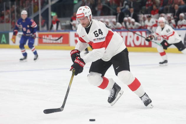 World Championship 2026 USA SUI Christian Marti Switzerland 15 05 2026 Swiss Life Arena Zuerich , SWITZERLAND, Men IIHF Ice Hockey World Championship Zurich 2026 Group USA Switzerland Christian Marti Switzerland