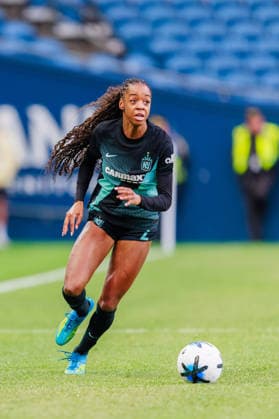 May 15, 2026, Seattle, Washington, USA: NY Gotham FC Forward JORDYNN DUDLEY ( 2) in action during a NWSL 2026 regular season game between Seattle Reign FC and NY Gotham FC at Lumen Field in Seattle on May 15, 2026. Gotham FC won 2:0. 2026 Soccer: NWSL Seattle Reign 0:2 NY Gotham  - ZUMAw150 20260515_zsp_w150_002 Copyright: xJasonxWangx