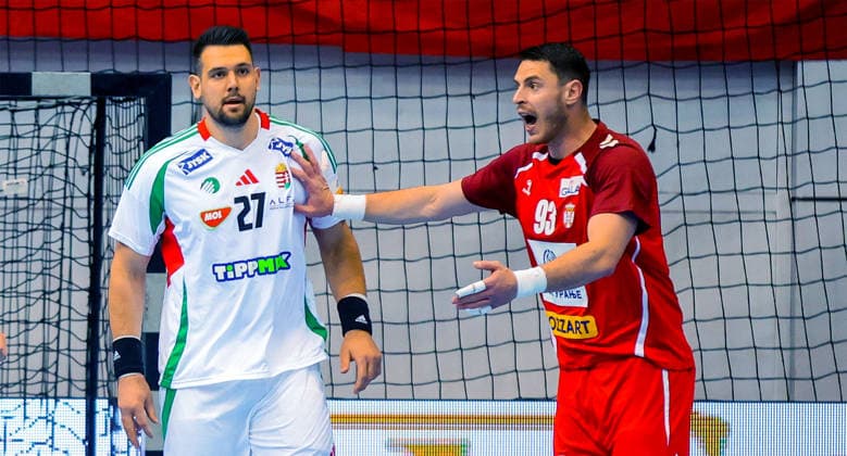 Handball, World Championship Qualification, Serbia - Hungary