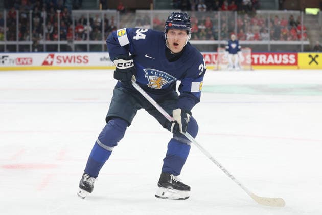 World Championship 2026 GER FIN Aatu Raty FIN 15 05 2026 Swiss Life Arena Zuerich , SWITZERLAND, Men IIHF World Championship Zurich 2026 Group A Germany Finland Aatu Raety FIN