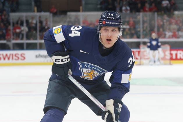 Ice Hockey World Championship 2026 GER FIN Aatu Raty FIN 15 05 2026 Swiss Life Arena Zuerich , SWITZERLAND, Men IIHF World Championship Zurich 2026 Group A Germany Finland Aatu Raety FIN
