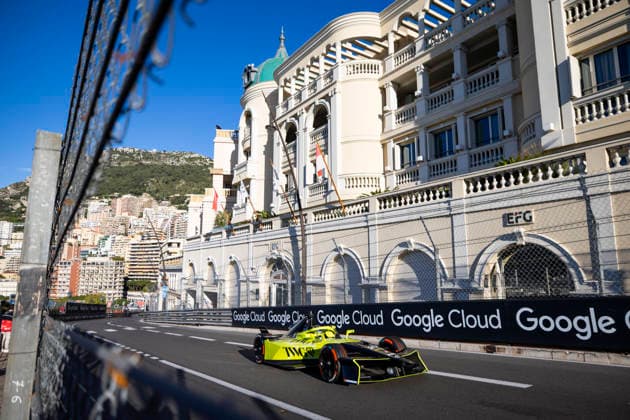 2026 FORMULA E MONACO ePRIX 27 DENNIS Jake (gbr), Andretti Formula E, Porsche 99X Electric, action during the Monaco ePrix, 9th and 10th round of the 2025-26 ABB FIA Formula E World Championship, WM, Weltmeisterschaft on the Circuit de Monaco from Mai 16 to 17, 2026 in Monte-Carlo, Monaco - Monte-CarloMonaco  Copyright: xJULIENxDELFOSSEx