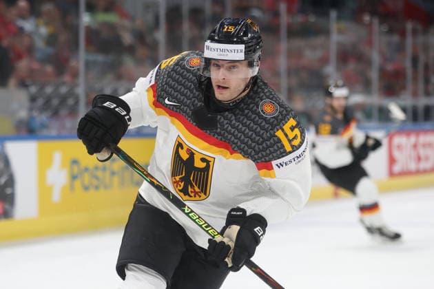 World Championship 2026 GER FIN Stefan Loibl GER 15 05 2026 Swiss Life Arena Zuerich , SWITZERLAND, Men IIHF World Championship Zurich 2026 Group A Germany Finland Stefan Loibl GER