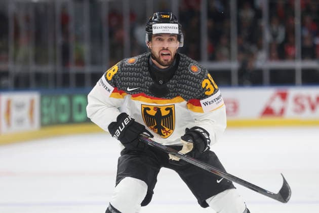 World Championship 2026 GER FIN Fabio Wagner GER 15 05 2026 Swiss Life Arena Zuerich , SWITZERLAND, Men IIHF World Championship Zurich 2026 Group A Germany Finland Fabio Wagner GER