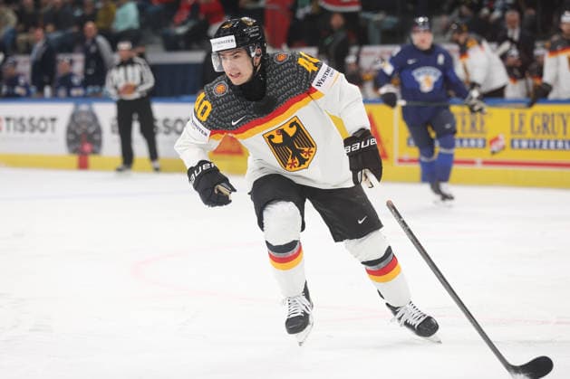World Championship 2026 GER FIN Alexander Ehl GER 15 05 2026 Swiss Life Arena Zuerich , SWITZERLAND, Men IIHF World Championship Zurich 2026 Group A Germany Finland Alexander Ehl GER