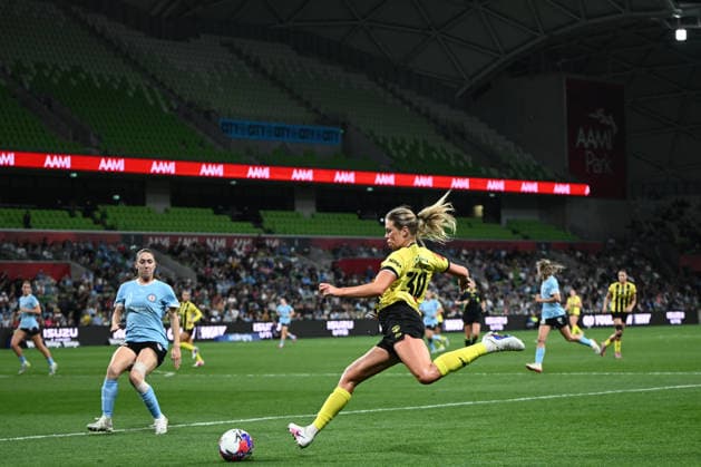 ALEAGUE WOMENS GRAND FINAL, Mackenzie Anthony of the Phoenix during the A-League Women Grand Final match between Melbourne City and Wellington Phoenix at in Melbourne, Saturday, May 16, 2026. ( NO ARCHIVING, EDITORIAL USE ONLY MELBOURNE VICTORIA AUSTRALIA  Copyright: xJOELxCARRETTx 20260516192197885928