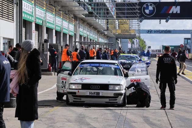 Nürburg, Germany 14 17 May 2026 ADAC Ravenol 24h Race Nürburgring 2026 Saturday Pitlane Pit lane TWL Qualifying 2 Touring car legends In the picture 34 Heger Altfried Audi 200 quattro M87 Altfried Heger Nürburgring Rheinland Pfalz Copyright: xFotostandx xFabianxWernerx