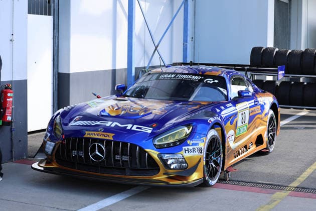 Nürburg, Germany 14 17 May 2026 ADAC Ravenol 24h Race Nürburgring 2026 Saturday Pitlane pit lane, repaired car, destroy, crash, qualifying, In the picture 80 Winward Racing Mercedes AMG GT3 Maro Engel GER, Luca Stolz GER, Fabian Schiller GER, Maxime Martin GER Nürburgring Rheinland Pfalz Copyright: xFotostandx xFabianxWernerx