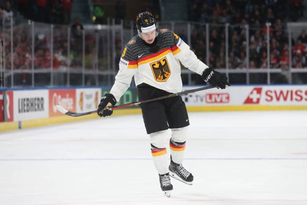 World Championship 2026 GER FIN Leon Gawanke GER 15 05 2026 Swiss Life Arena Zuerich , SWITZERLAND, Men IIHF World Championship Zurich 2026 Group A Germany Finland Leon Gawanke GER