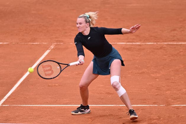 IPA84742853 - Kate?ina Siniakova of Czech Republic against Nicole Melichar-Martinez of USA and Cristina Bucsa of Spain during the Internazionali BNL d Italia Day Eleven at Foro Italico on May 15, 2026 in Rome, Italy.  Copyright: xDomenicoxCippitelli IPAxSportx xx 84742853