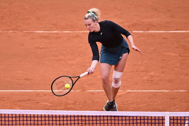 IPA84742856 - Kate?ina Siniakova of Czech Republic against Nicole Melichar-Martinez of USA and Cristina Bucsa of Spain during the Internazionali BNL d Italia Day Eleven at Foro Italico on May 15, 2026 in Rome, Italy.  Copyright: xDomenicoxCippitelli IPAxSportx xx 84742856