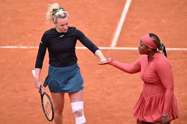 TENNIS - Internazionali di Tennis - Internazionali BNL d Italia Photo by IPA ABACAPRESS.COM84742920 - Taylor Townsend of USA and Kate?ina Siniakova of Czech Republic against Nicole Melichar-Martinez of USA and Cristina Bucsa of Spain during the Internazionali BNL d Italia Day Eleven at Foro Italico on May 15, 2026 in Rome, Italy. Rome Italy  Copyright: xIPAxSport ABACAx