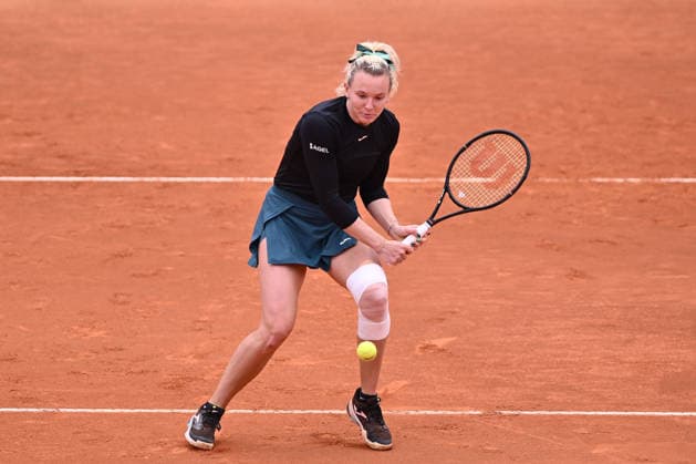 IPA84742927 - Kate?ina Siniakova of Czech Republic against Nicole Melichar-Martinez of USA and Cristina Bucsa of Spain during the Internazionali BNL d Italia Day Eleven at Foro Italico on May 15, 2026 in Rome, Italy.  Copyright: xDomenicoxCippitelli IPAxSportx xx 84742927