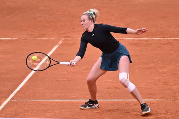 Internazionali BNL D Italia 2026 - Day Eleven Katerina Siniakova of the Czech Republic competes against Nicole Melichar-Martinez of the United States and Cristina Bucsa of Spain during the Internazionali BNL d Italia Day Eleven at Foro Italico on May 15, 2026, in Rome, Italy. Rome Italy Italy  Copyright: xDomenicoxCippitellix originalFilename:cippitelli-itainter260515_npGvU.jpg