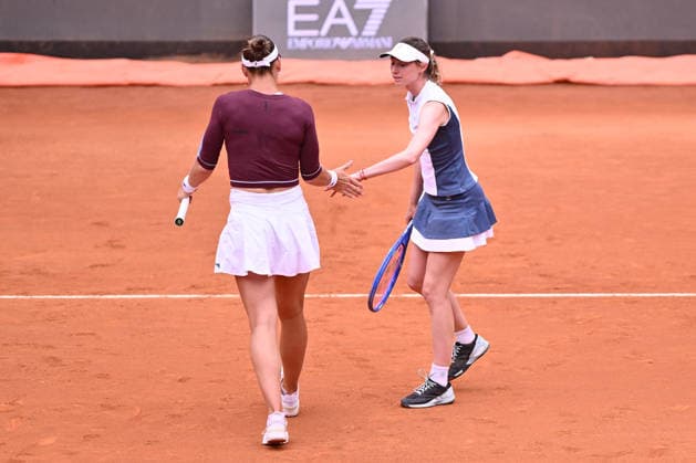 Internazionali BNL D Italia 2026 - Day Eleven Nicole Melichar-Martinez of the United States and Cristina Bucsa of Spain compete against Taylor Townsend of the United States and Katerina Siniakova of the Czech Republic during the Internazionali BNL d Italia Day Eleven at Foro Italico on May 15, 2026, in Rome, Italy. Rome Italy Italy  Copyright: xDomenicoxCippitellix originalFilename:cippitelli-itainter260515_npLs9.jpg