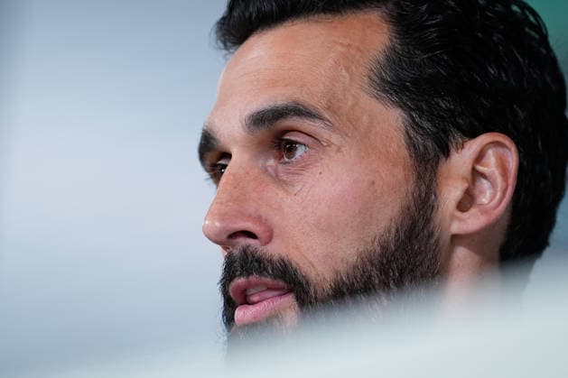 May 16, 2026, Valdebebas, Madrid, Spain: Alvaro Arbeloa, head coach of Real Madrid, attends his press conference, PK, Pressekonferenz during the training day of Real Madrid ahead the Spanish League, LaLiga EA Sports, football match against Sevilla FC at Ciudad Deportiva Real Madrid on May 16, 2026, in Madrid, Spain. Alvaro Arbeloa Press Conference For Real Madrid - Laliga Ea Sports  - ZUMAa181 20260516_zaa_a181_017 Copyright: xDennisxAgyemanx
