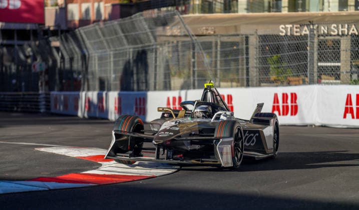 Monaco EPrix Round 9 Antonio Felix da Costa of Portugal driving the (13) Jaguar TCS Racing Jaguar I-TYPE 7 through Sainte-DÃ vote during the Free Practice 1 of the Monaco E-Prix Round 9 at Circuit de Monaco, Monte Carlo 16 05 2026 UK Newspapers OUT Copyright: xNickxEmmersonx FIL-23438-0008