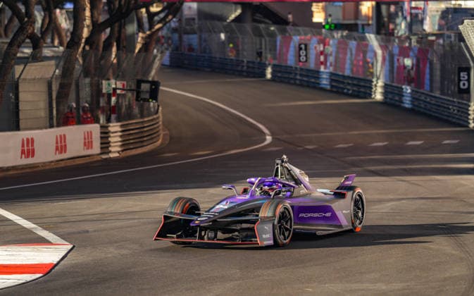 Monaco EPrix Round 9 Pascal Wehrlein of Germany driving the (94) Porsche Formula E Team Porsche 99X Electric through Sainte-DÃ vote during the Free Practice 1 of the Monaco E-Prix Round 9 at Circuit de Monaco, Monte Carlo 16 05 2026 UK Newspapers OUT Copyright: xNickxEmmersonx FIL-23438-0014