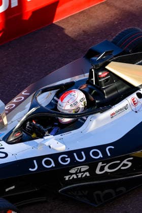 Mitch Evans Jaguar TCS Racing, 09 first free practice Free Practice 1, Helmet, ABB FIA Formula E World Championship, Monaco e Prix 2026, Monte Carlo, Season 12 2025 26, Round 9, 16 05 2026, ABB FIA Formula E World Championship, Monaco e Prix 2026, Monte Carlo, Season 12 2025 26, Round 9, 16 05 2026 Monte Carlo Copyright: xEibner-Pressefoto LauraxRoemerx EP_LRR
