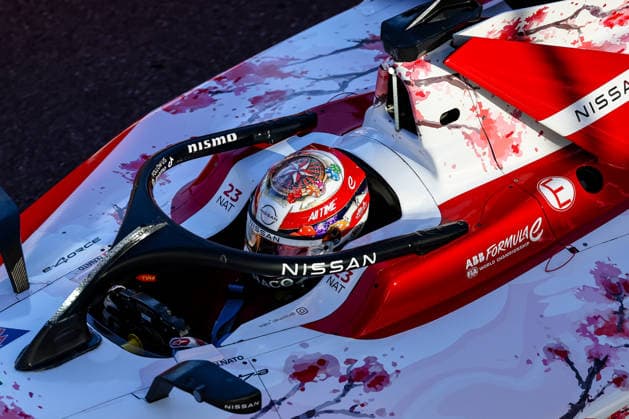 Norman Nato Nissan Formula E Team, 23 first free practice Free Practice 1, Helmet, ABB FIA Formula E World Championship, Monaco e Prix 2026, Monte Carlo, Season 12 2025 26, Round 9, 16 05 2026, ABB FIA Formula E World Championship, Monaco e Prix 2026, Monte Carlo, Season 12 2025 26, Round 9, 16 05 2026 Monte Carlo Copyright: xEibner-Pressefoto LauraxRoemerx EP_LRR