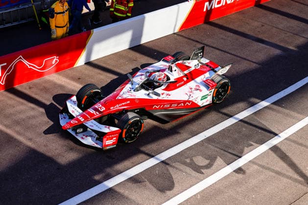 Norman Nato Nissan Formula E Team, 23 first free practice Free Practice 1, pit lane, ABB FIA Formula E World Championship, Monaco e Prix 2026, Monte Carlo, season 12 2025 26, lap 9, 16 05 2026, ABB FIA Formula E World Championship, Monaco e Prix 2026, Monte Carlo, season 12 2025 26, lap 9, 16 05 2026 Monte Carlo Copyright: xEibner-Pressefoto LauraxRoemerx EP_LRR