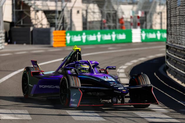 Nico Mueller Porsche Formula E Team, 51 second free practice Free Practice 2, ABB FIA Formula E World Championship, Monaco e Prix 2026, Monte Carlo, Season 12 2025 26, Round 9, 16 05 2026, ABB FIA Formula E World Championship, Monaco e Prix 2026, Monte Carlo, Season 12 2025 26, Round 9, 16 05 2026 Monte Carlo Copyright: xEibner-Pressefoto LauraxRoemerx EP_LRR