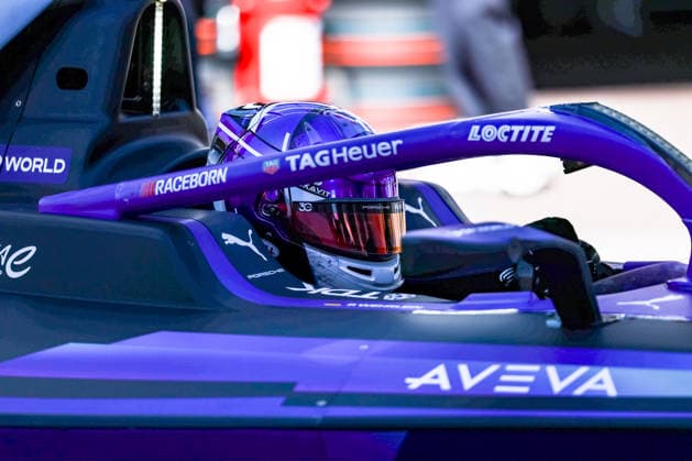 Pascal Wehrlein Porsche Formula E Team, 94 close up helmet, second free practice Free Practice 2, ABB FIA Formula E World Championship, Monaco e Prix 2026, Monte Carlo, Season 12 2025 26, Round 9, 16 05 2026, ABB FIA Formula E World Championship, Monaco e Prix 2026, Monte Carlo, Season 12 2025 26, Round 9, 16 05 2026 Monte Carlo Copyright: xEibner-Pressefoto LauraxRoemerx EP_LRR