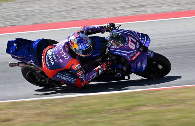 Ahead of Catalan MotoGP in Barcelona BARCELONA, SPAIN - MAY 16: Toprak Razgatlioglu of Prima Pramac Yamaha MotoGP takes part in the qualifying session ahead of Catalan MotoGP, the 6th leg of the 2026 MotoGP World Championship, WM, Weltmeisterschaft at the Circuit de Barcelona-Catalunya in Barcelona, Spain on May 16, 2026. Burak Akbulut Anadolu Barcelona Spain. Editorial use only. Please get in touch for any other usage.  Copyright: x2026xAnadoluxBurakxAkbulutx