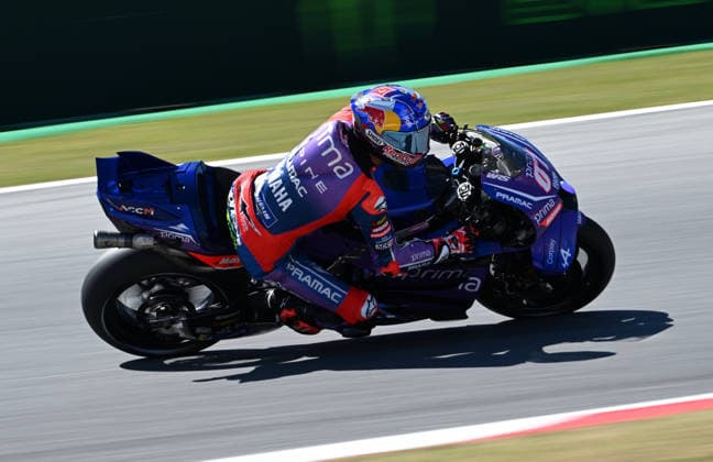 Ahead of Catalan MotoGP in Barcelona BARCELONA, SPAIN - MAY 16: Toprak Razgatlioglu of Prima Pramac Yamaha MotoGP takes part in the qualifying session ahead of Catalan MotoGP, the 6th leg of the 2026 MotoGP World Championship, WM, Weltmeisterschaft at the Circuit de Barcelona-Catalunya in Barcelona, Spain on May 16, 2026. Burak Akbulut Anadolu Barcelona Spain. Editorial use only. Please get in touch for any other usage.  Copyright: x2026xAnadoluxBurakxAkbulutx
