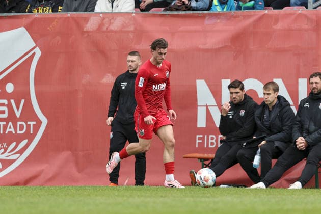16 05 2026, Men, Soccer, Season 2025 2026, Regionalliga Bayern, 34 Matchday TSV Aubstadt SpVgg Bayreuth Marvin Weiß 18, TSV Aubstadt Sulzfeld Schulstadion Aubstadt NGN Arena Bayern Germany