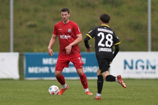 16 05 2026, Men, Soccer, Season 2025 2026, Regionalliga Bayern, Matchday 34 TSV Aubstadt SpVgg Bayreuth Tim Hüttl 3, TSV Aubstadt and Fabian Dachsbacher 28, SpVgg Bayreuth Sulzfeld Schulstadion Aubstadt NGN Arena Bayern Germany