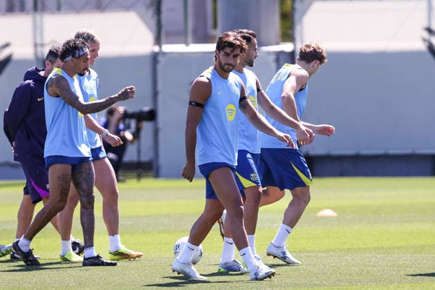 May 16, 2026, Sant Joan Despi, Barcelona, SPAIN: Ferran Torres during the training day of FC Barcelona, Barca ahead the Spanish League, Laliga EA Sports, football match against Real Betis at Ciudad Esportiva Joan Gamper on May 16, 2026 in Sant Joan Despi, Barcelona, Spain. FC Barcelona Training And press conference, PK, Pressekonferenz - LaLiga EA Sports  - ZUMAa181 20260516_zaa_a181_085 Copyright: xJavierxBorregox