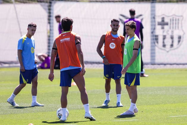 May 16, 2026, Sant Joan Despi, Barcelona, SPAIN: Gavi during the training day of FC Barcelona, Barca ahead the Spanish League, Laliga EA Sports, football match against Real Betis at Ciudad Esportiva Joan Gamper on May 16, 2026 in Sant Joan Despi, Barcelona, Spain. FC Barcelona Training And press conference, PK, Pressekonferenz - LaLiga EA Sports  - ZUMAa181 20260516_zaa_a181_101 Copyright: xJavierxBorregox