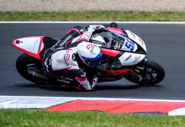 World Superbike Championship - WorldSBK Czech Round 2026, the first WorldSSP race, at Autodrom Most, in Most, Czech Republic, on May 16, 2026. Ondrej Vostatek from Czech Republic of the Compos Racing Team. (CTKxPhoto OndrejxHajek) CTKPhotoP2026051602883  CTKPhotoP2026051602883