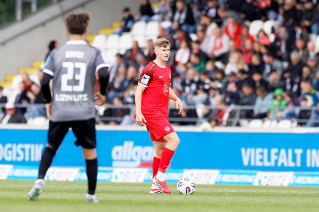 Soccer 3 Liga 38 Matchday SSV Ulm Rot Weiss Essen on 16 05 2026 At the Donaustadion in Ulm Gianluca Swajkowski Rot Weiss Essen