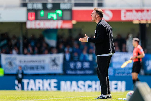 Tobias Strobl SC Verl, Head Coach GER, SC Verl vs TSV 1860 Muenchen, Football, 3 Liga, 38 Matchday, Season 2025 2026, 16 05 2026 DFL Regulations prohibit any use of photographers as image sequences and or quasi video GER, SC Verl vs TSV 1860 Muenchen, Football, 3 Liga, 38 Matchday, Season 2025 2026, 16 05 2026 Verl Copyright: xEibner-Pressefoto JanxRollingerx EP_JSK