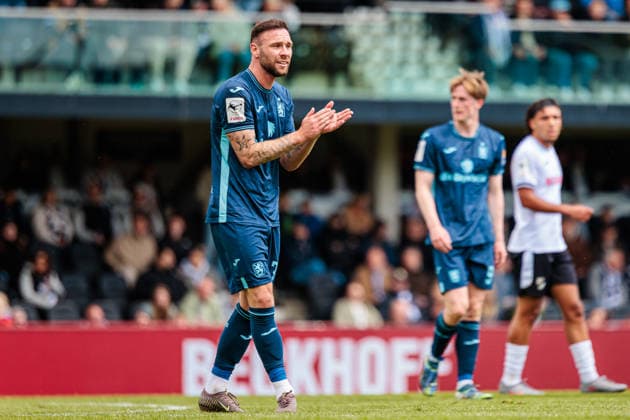 Patrick Hobsch TSV 1860 Muenchen, 34 GER, SC Verl vs TSV 1860 Muenchen, Football, 3 Liga, 38 Matchday, Season 2025 2026, 16 05 2026 DFL Regulations prohibit any use of photographers as image sequences and or quasi video GER, SC Verl vs TSV 1860 Muenchen, Football, 3 Liga, 38 Matchday, Season 2025 2026, 16 05 2026 Verl Copyright: xEibner-Pressefoto JanxRollingerx EP_JSK