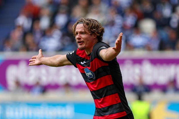 16 05 2026, GER, Soccer, Men, 3 Liga, Season 2025 2026, MSV Duisburg Viktoria Köln Tobias Eisenhuth Viktoria Köln gestures, gestures and facial expressions Duisburg schauinsland reisen Arena Nordrhein Westfalen Germany Copyright: xAdrianxSchlüterx