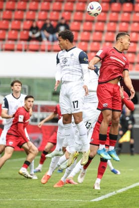 3 Liga FC Ingolstadt 04 SV Waldhof Mannheim Marcel Costly 22, FCI Abifade Samuel 17 SVWM 3 Liga FC Ingolstadt 04 Season 2025 2026 SV Waldhof Mannheim