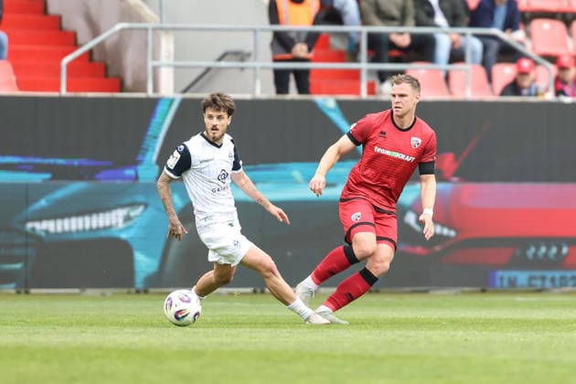 3 Liga FC Ingolstadt 04 SV Waldhof Mannheim Simon Lorenz 32, FCI Sechelmann Tim 4 SVWM 3 Liga FC Ingolstadt 04 Season 2025 2026 SV Waldhof Mannheim
