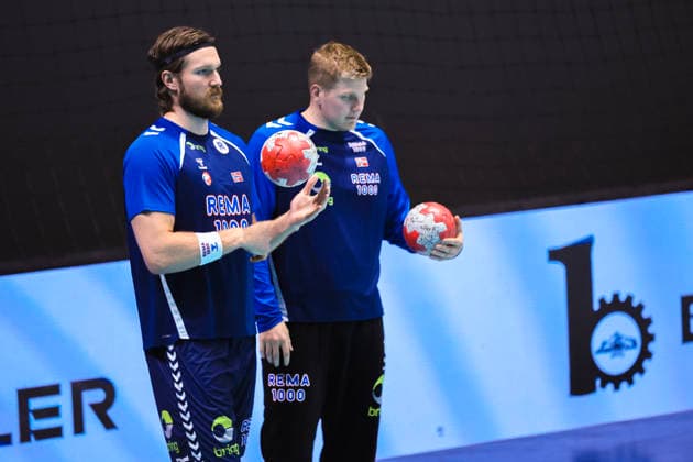 Men s World Cup qualifying match in handball Turkey Norway Ankara 20260516 Norway s Vetle Ronningen and Robin Paulsen Haug before the World Championship qualifying match in men s handball between Turkey and Norway at the THF Spor Complex in Ankara Photo Adem Atlan NTB Ankara Turkey EDITORIAL USE ONLY RESTRICTED USE FOR BETTING COMPANIES  Copyright: xAdemxAltanx xNTBx